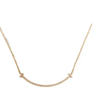 【二手】TIFFANY & CO. TIFFANY T SMILE 鑽石項鏈 RR1377