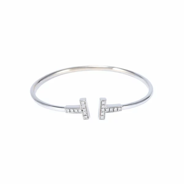 【二手】TIFFANY & CO. TIFFANY T WIRE 手鐲 15 VV2017