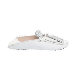 【未使用品】TOD’S GOMMINO 流蘇拖鞋 E17740