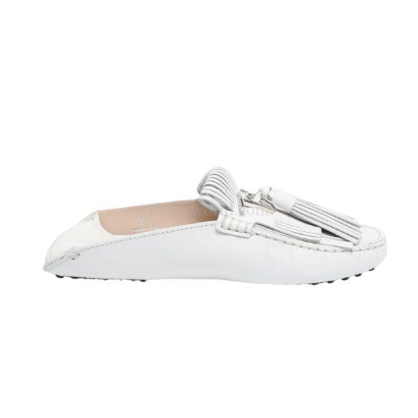 【未使用品】TOD’S GOMMINO 流蘇拖鞋 E17740