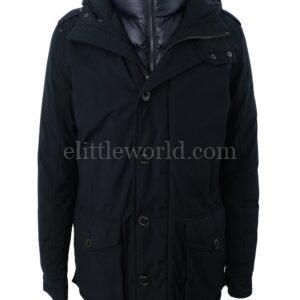 【二手】TOMMY HILFIGER 連帽羽絨夾克 M