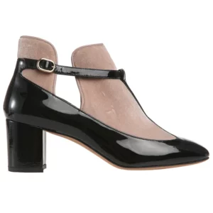 【二手】VALENTINO 絲絨拼接高跟鞋 38