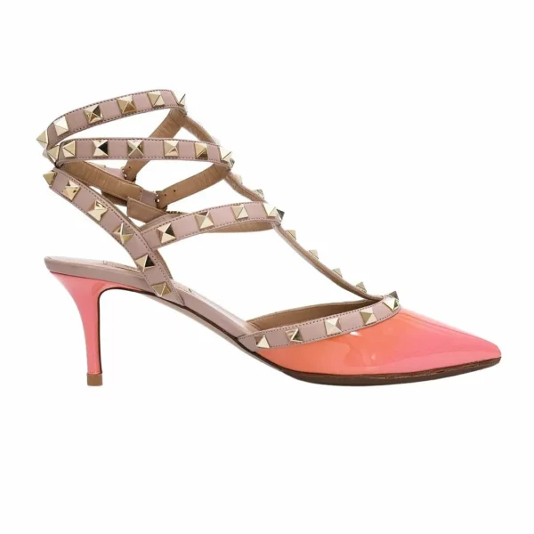 【全新】VALENTINO GARAVANI 窩釘高跟鞋 38 E22053