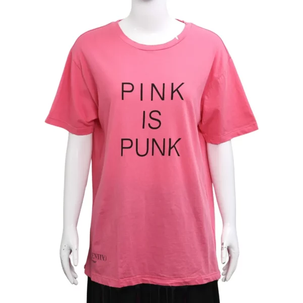 【二手】VALENTINO PINK IS PUNK T 恤 M E18222