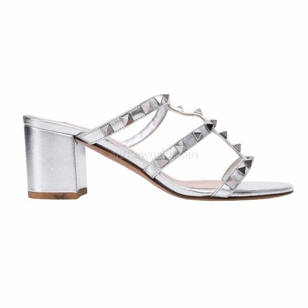 【二手】VALENTINO ROCKSTUD 鉚釘涼鞋 35.5 E17079