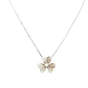 【二手】VAN CLEEF & ARPELS FRIVOLE 18K白金吊墜項鍊 RR1811