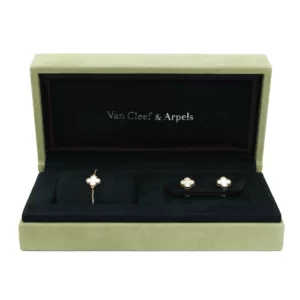 【二手】VAN CLEEF & ARPELS SWEET 四葉草小號耳環同手鏈套裝 E21590