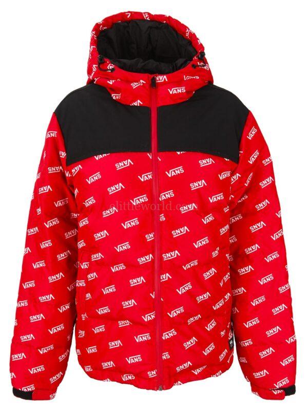 【二手】VANS LOGO印花連帽羽絨服 M