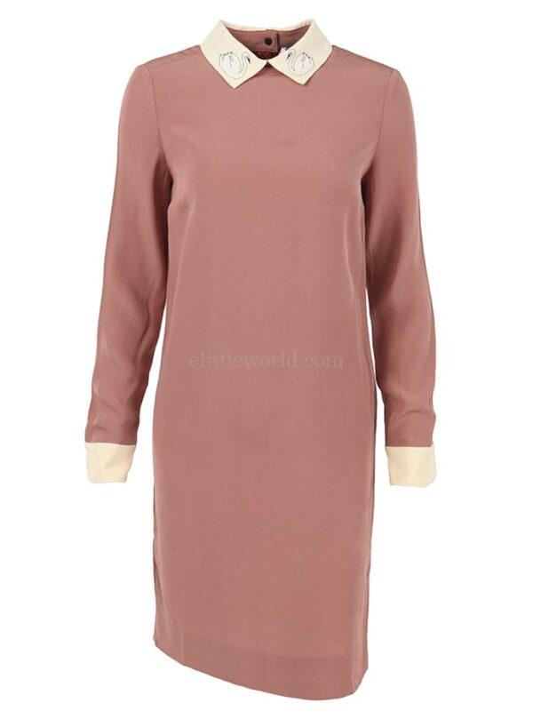 【二手】VICTORIA VICTORIA BECKHAM 對比領邊連衣裙 38