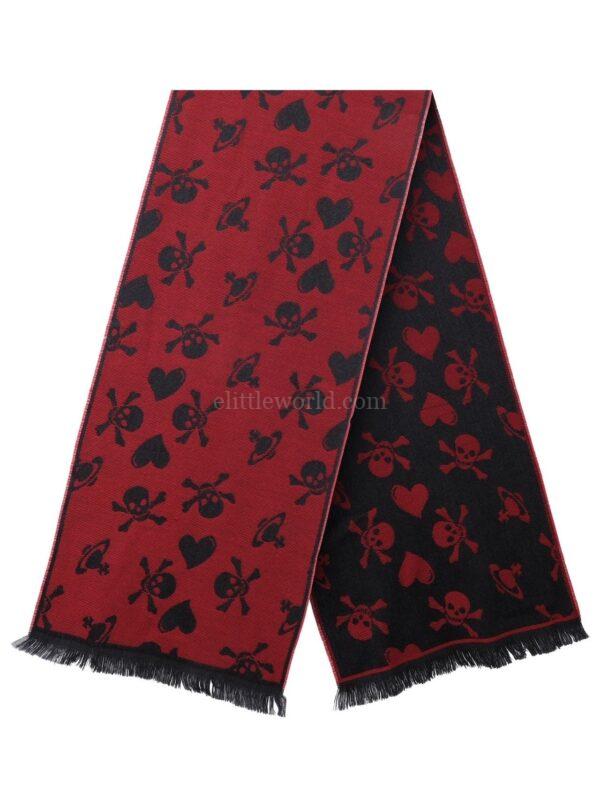 【二手】VIVIENNE WESTWOOD 雙面羊毛圍巾 190*36