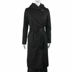 【二手】WEEKEND MAX MARA FALCO 帶帽羊毛外套 US4 E21495