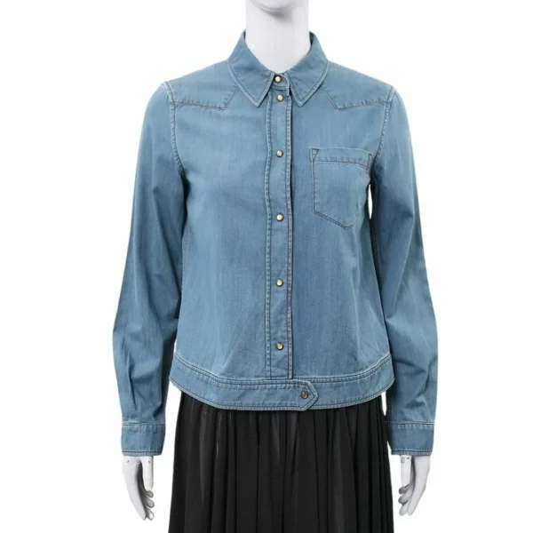 【二手】WEEKEND MAX MARA 牛仔襯衫 US2 E21501