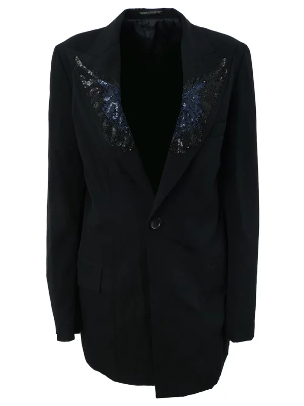 【二手】YOHJI YAMAMOTO 亮片綴飾西裝夾克 3