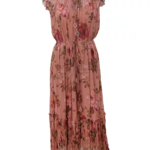 【意大利】ZIMMERMANN 花卉印花真絲連衣裙 1