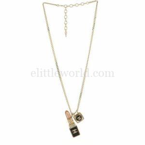 直播編號 18 : 【全新】CHANEL 口紅吊墜長項鍊 E16178