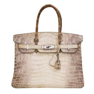 250508 直播編號 50 : 【二手】HERMES 限量款喜馬拉雅 BIRKIN 30 尼羅鱷手袋 E23533