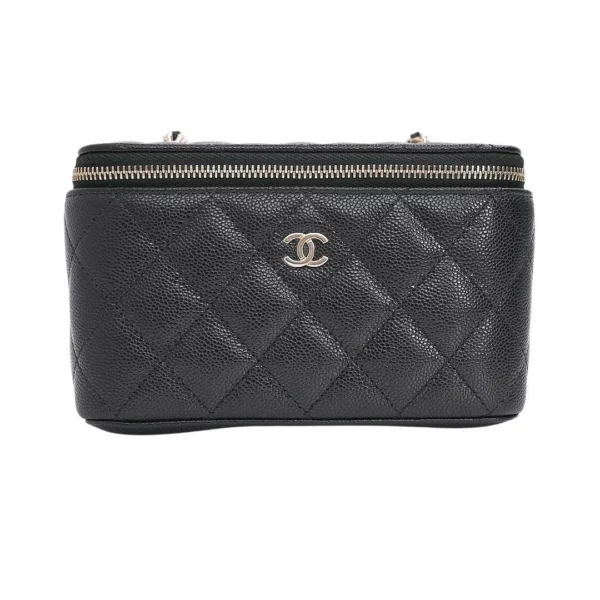 250522 直播編號 35 : 【未使用品】CHANEL 經典長款鏈條梳妝袋 AP1341 E24039