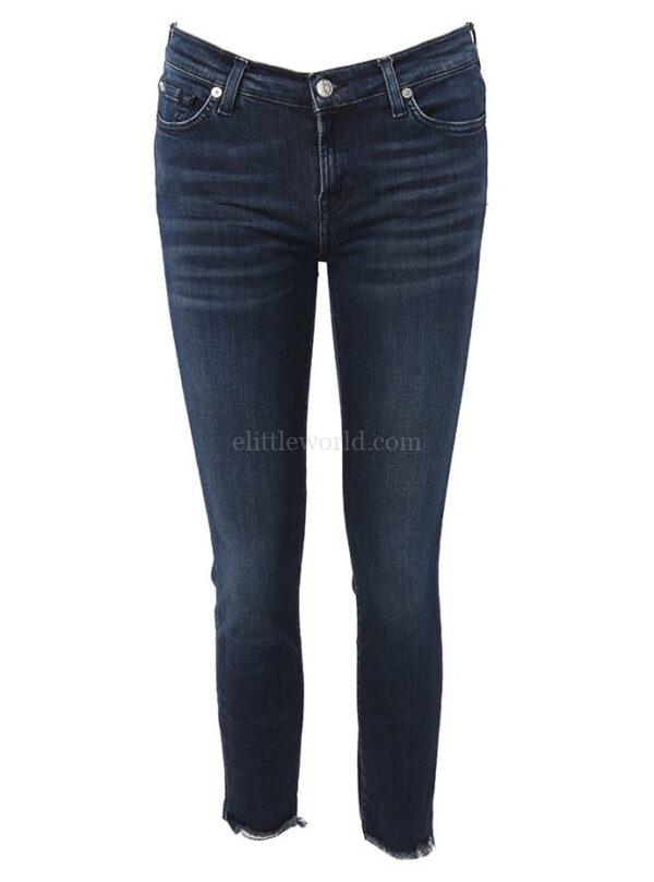 【二手】7 FOR ALL MANKIND 磨損邊合身牛仔褲 26