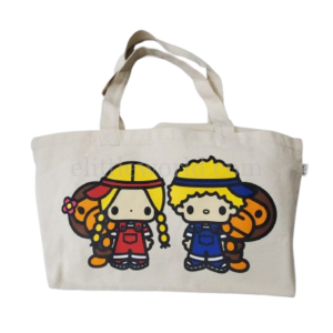 【未使用品】A BATHING APE BABY MILO SANRIO 帆布手提袋 E19514