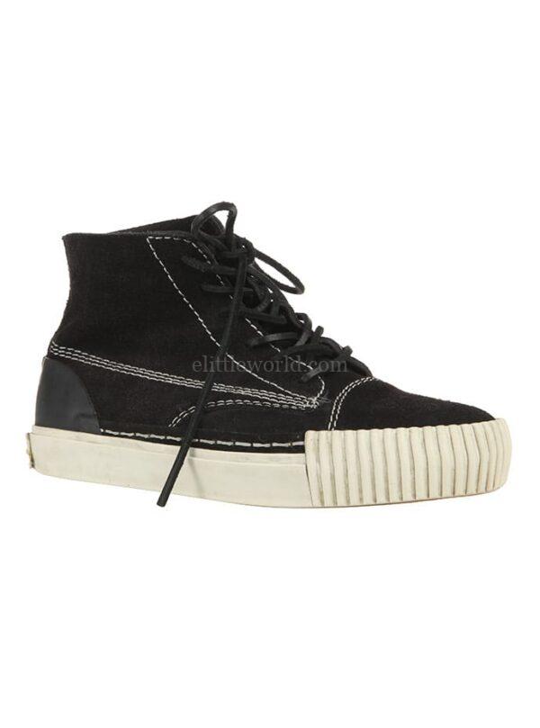 【二手】ALEXANDER WANG 對比鞋跟高幫板鞋 39