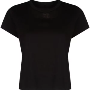 【意大利】ALEXANDER WANG LOGO 貼花棉質T恤 S