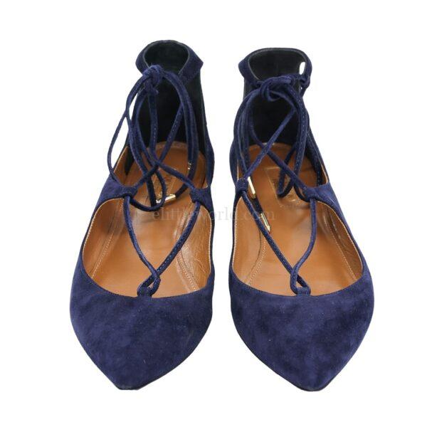 【二手】AQUAZZURA 芭蕾平底鞋 37 E11569
