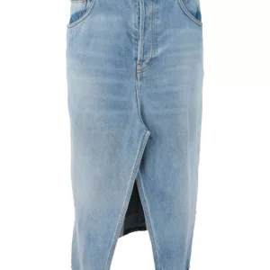 【二手】BALENCIAGA 高腰牛仔半身裙 34