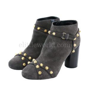 【二手】BALENCIAGA 高跟踝靴 37.5 444708 E11818