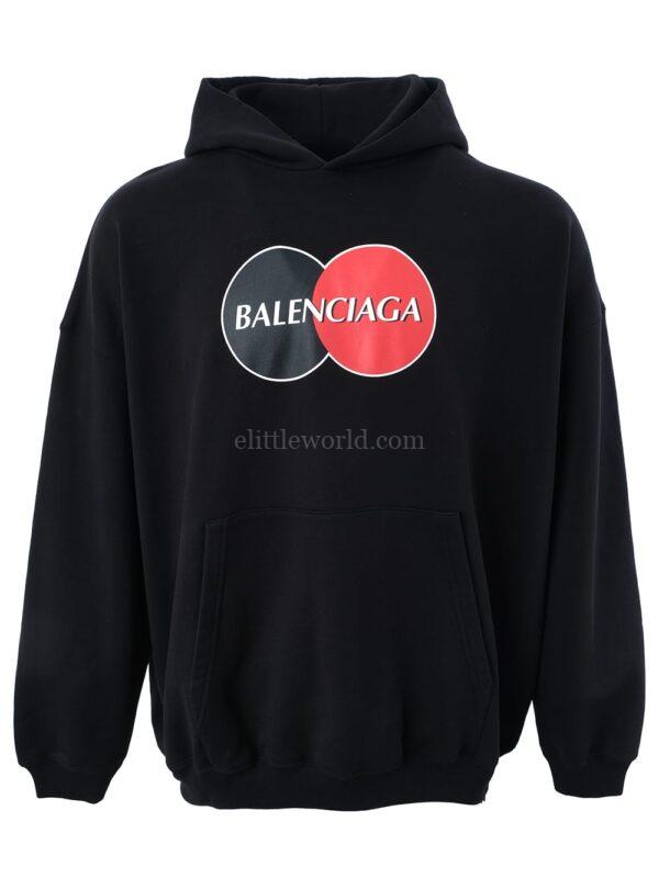 【二手】BALENCIAGA UNIFORM 超大款連帽衫 M