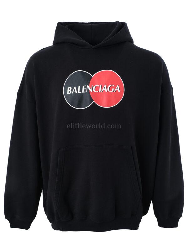 【二手】BALENCIAGA UNIFORM 超大款連帽衫 XS