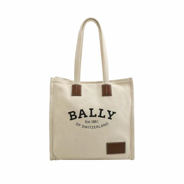 【二手】BALLY CRYSTALIA 標誌帆布托特包 E22673