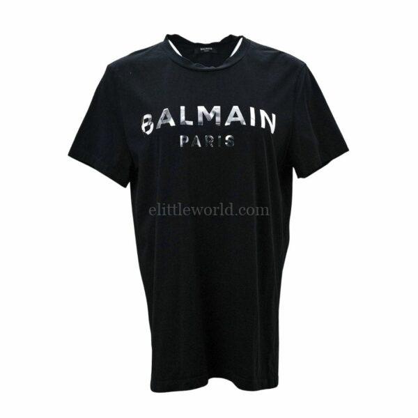 【二手】BALMAIN LOGO T 恤 L S2241