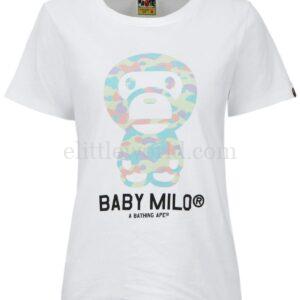 【二手】BAPE BABY MILO 迷彩印花T恤 XS