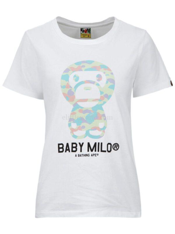【二手】BAPE BABY MILO 迷彩印花T恤 XS