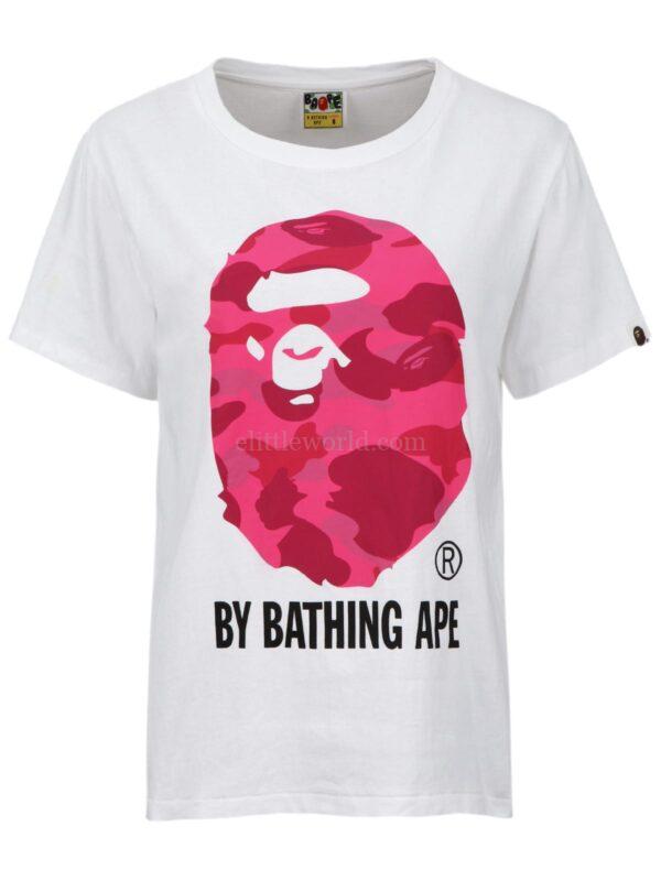 【二手】BAPE 猿人頭印花T恤 S