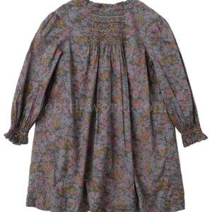 【二手】BONPOINT 花卉印花連衣裙 6Y