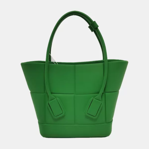 【二手】BOTTEGA VENETA ARCO 迷你橡膠手提包 RR2109