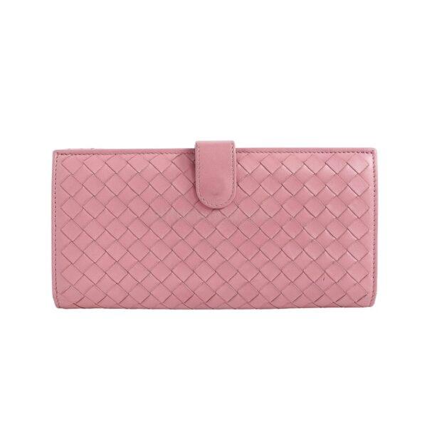 【二手】BOTTEGA VENETA 織皮長錢包 S2929