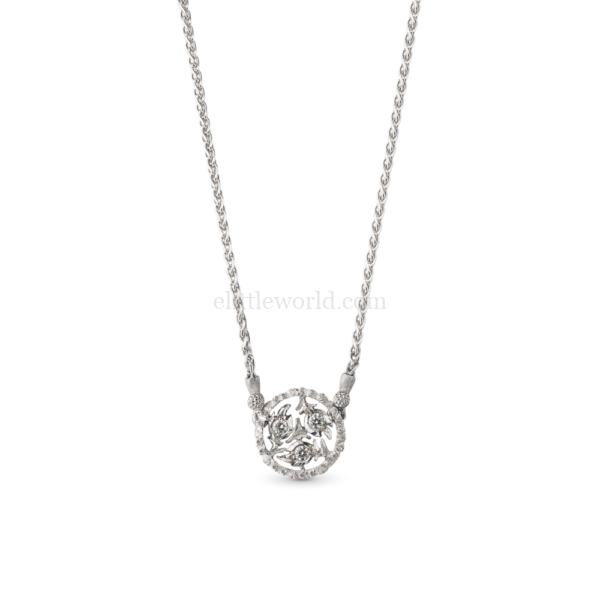 【二手】BUCCELLATI RAMAGE 18K 白金項鏈 RR1940