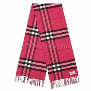 【二手】BURBERRY 格紋羊絨圍巾 E21281