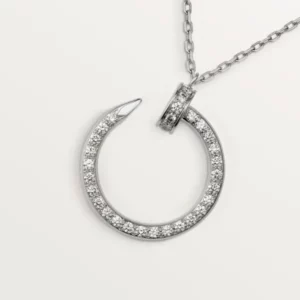 【二手】CARTIER JUSTE UN CLOU鋪鑲鑽石項鏈 RR2204