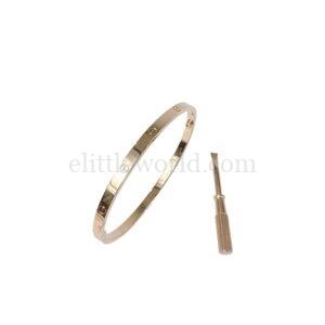【二手】CARTIER LOVE 玫瑰金手鐲 18 YY1950
