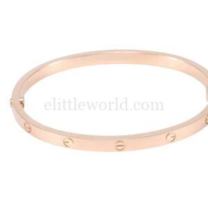 【全新】CARTIER LOVE 18K玫瑰金小號手鐲 VV1102