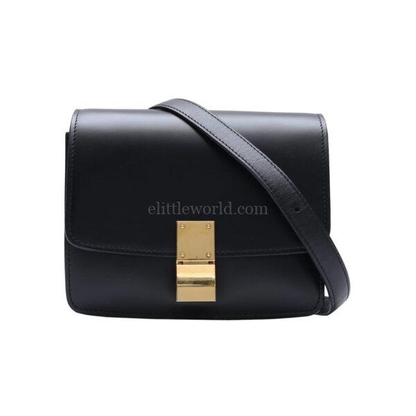 【二手】CELINE CLASSIC BOX 黑色單肩包 PD2140