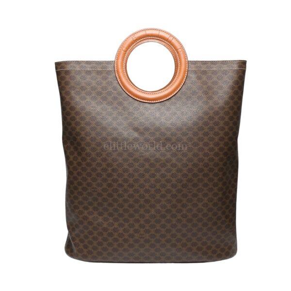 【中古】CELINE 圓形手把手提包 E16200