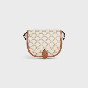 【二手】CELINE TRIOMPHE帆布 FOLOC 中號手袋 RR2279