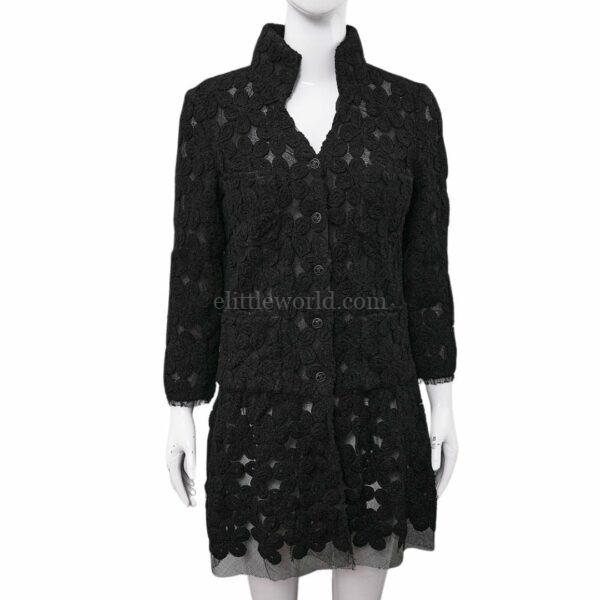 【二手】CHANEL 山茶花外套 38 P26871 E22463