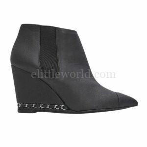 【未使用品】CHANEL 坡跟踝靴 39 G29530 E23279