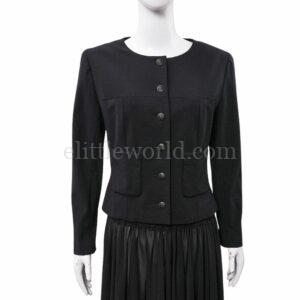 【中古】CHANEL 羊毛外套 40 P19491 E22395