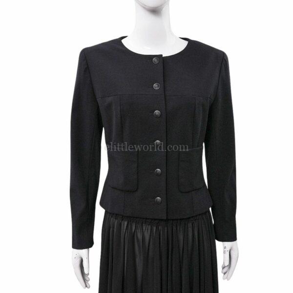【中古】CHANEL 羊毛外套 40 P19491 E22395